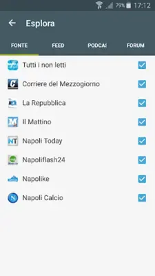 Naples Live News android App screenshot 1